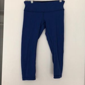 Lululemon REVERSIBLE cropped leggings